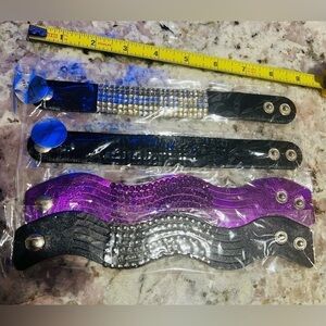 Bling rhinestone strap bracelets-4 NWT‎